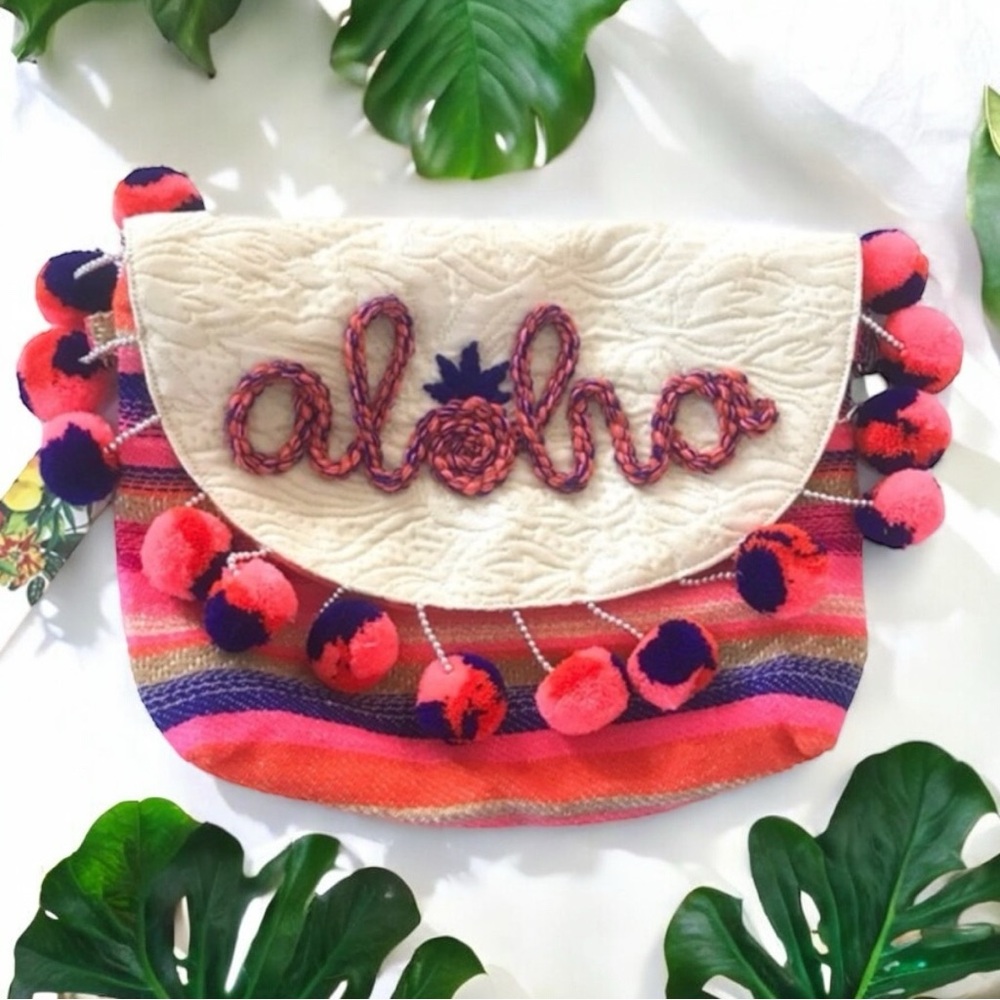 Aloha Tassel Crossbody Clutch Bag America + Beyond